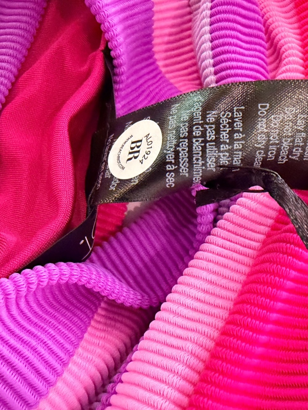 BEACH RIOT Mae-Millie 2-Piece Bikini Raspberry Color Block NWT Small - Picture 8 of 8